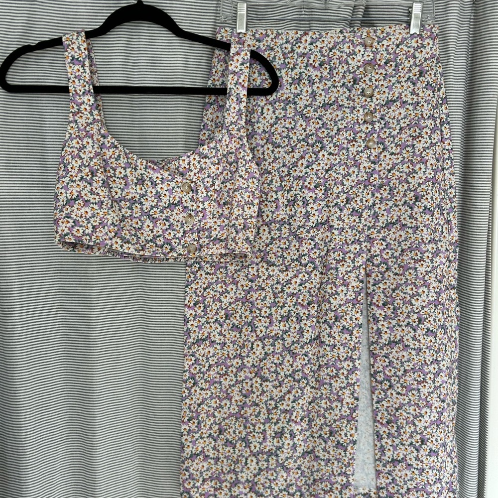 Zara Floral Two-Piece Set